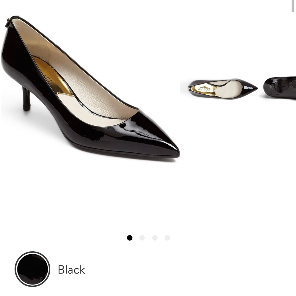 2” Michael Kors heel. Black